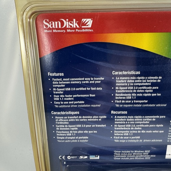 NIP SanDisk ImageMate USB 2.0 Reader/Writer SD Multi Media Card - Picture 3 of 4